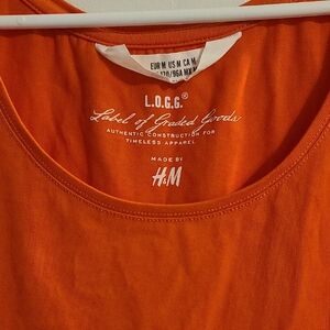 H&M Bold Orange T-Shirt